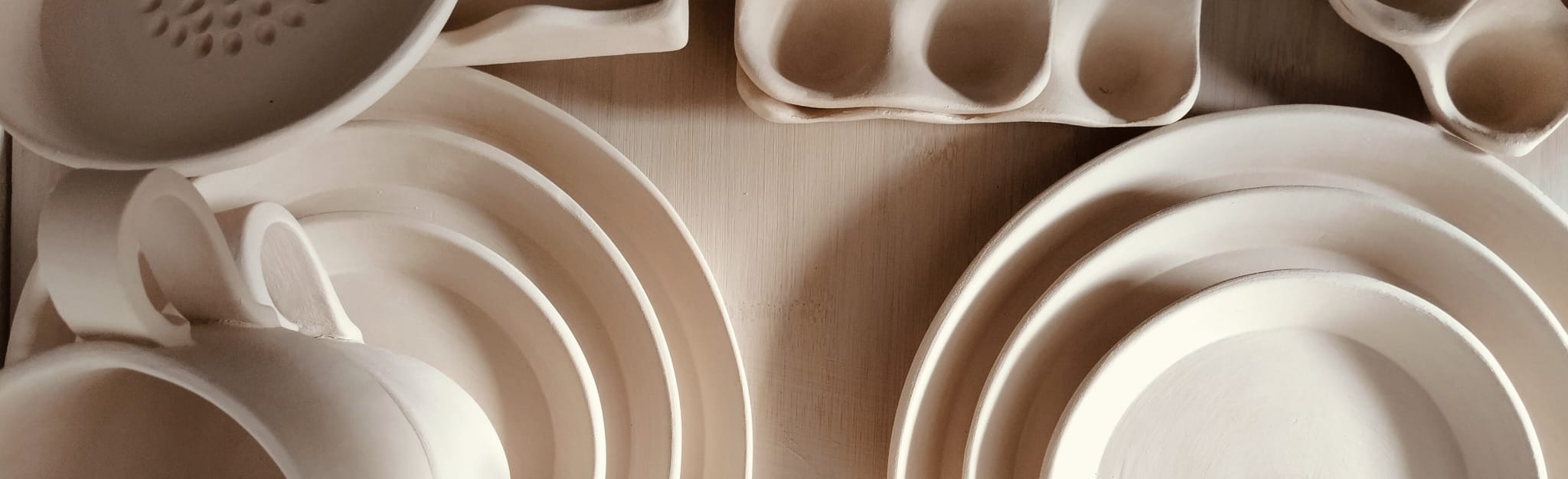 Ceramika przygotowana do warsztatów